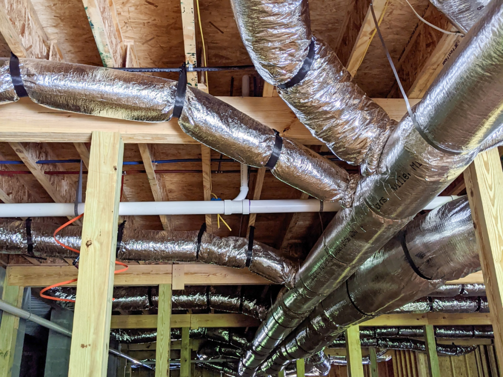 Installing HVAC Ductwork in Older Home Hurliman Heating & Air